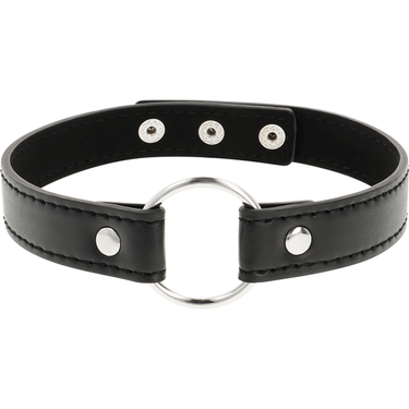 Collana fetish in pelle vegana regolabile - Eleganza e stile unico